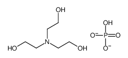 tris(2-hydroxyethyl)ammonium dihydrogen phosphate结构式