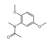 N-(2',5'-dimethoxyphenyl)-N-methylacetamide结构式