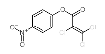 2-Propenoic acid,2,3,3-trichloro-, 4-nitrophenyl ester结构式
