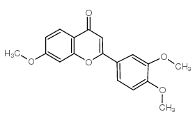 3',4',7-trimethoxyflavone structure