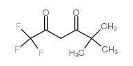1,1,1-三氟-5,5-二甲基-2,4-己二酮结构式