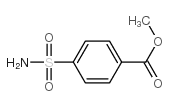 Benzoic acid,4-(aminosulfonyl)-, methyl ester Structure
