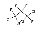 1,1,3,3-tetrachloro-1,2,2,3-tetrafluoropropane结构式