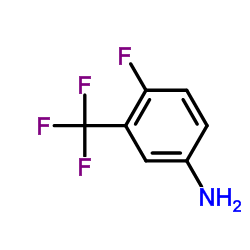 4-氟-3-三氟甲基苯胺结构式