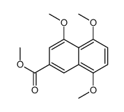 Methyl 4,5,8-trimethoxy-2-naphthoate结构式