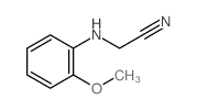 Acetonitrile,2-[(2-methoxyphenyl)amino]- Structure