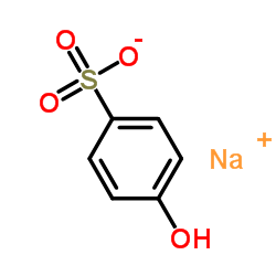 Sodium 4-hydroxybenzenesulfonate hydrate (1:1:1) structure