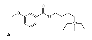 Ammonium, diethyl(4-hydroxybutyl)methyl-, bromide, m-anisate picture