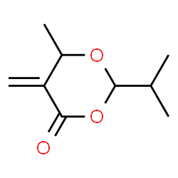 1,3-Dioxan-4-one,6-methyl-5-methylene-2-(1-methylethyl)-(9CI) Structure