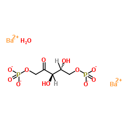1,5-二磷酸-D-核酮糖钡盐结构式