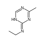 N-ethyl-4-methyl-1,3,5-triazin-2-amine结构式