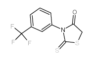 2-三氧代-3-(3-三氟亚甲苯)-噻唑烷-4-酮结构式