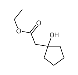 Ethyl (1-hydroxycyclopentyl)acetate Structure