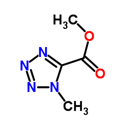 Methyl 1-methyl-1H-tetrazole-5-carboxylate结构式