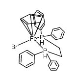 (η5-Cp)FeBr(dppe)结构式