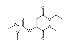2-carboethoxy-1-carbomethoxy-1-[(dimethylphoshinothioyl)thio]ethane结构式