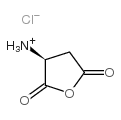 (3S)-3-氨基二氢-2,5-呋喃二酮盐酸盐结构式
