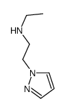 N-乙基-2-(1-吡唑基)乙胺结构式