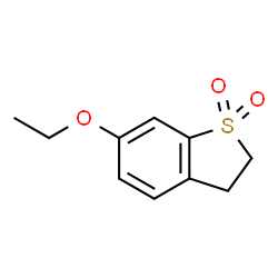 Benzo[b]thiophene, 6-ethoxy-2,3-dihydro-, 1,1-dioxide (9CI) Structure