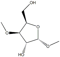 Methyl 3-O-methyl-α-D-xylofuranoside Structure