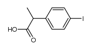 Benzeneacetic acid, 4-iodo-α-Methyl Structure