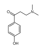 3-(二甲基氨基)-1-(4-羟基苯基)丙烷-1-酮结构式
