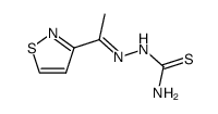 1-(3-Isothiazolyl)ethanone thiosemicarbazone结构式