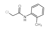 2-氯-N-(邻甲苯基)乙酰胺结构式