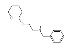 2-(benzylaminoethoxy)tetrahydropyran Structure
