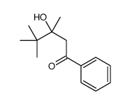 3-hydroxy-3,4,4-trimethyl-1-phenylpentan-1-one Structure