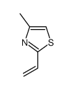 2-乙烯基-4-甲基噻唑结构式