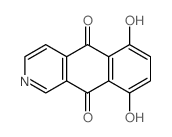 6,9-Dihydroxybenzo[g]isoquinoline-5,10-dione结构式