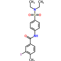 N-[4-(Diethylsulfamoyl)phenyl]-3-iodo-4-methylbenzamide Structure