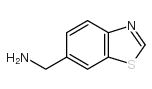 1,3-苯并噻唑-6-甲胺结构式