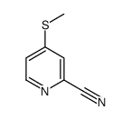 2-氰基-4-甲基硫代吡啶结构式
