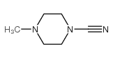 4-甲基哌嗪-1-甲腈结构式