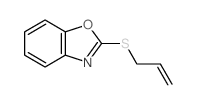 2-prop-2-enylsulfanylbenzooxazole structure