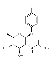 4'-chlorophenyl-2-acetamido-2-deoxy-beta-d-glucopyranoside Structure