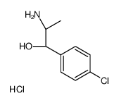 (1S,2S)-2-amino-1-(4-chlorophenyl)propan-1-ol,hydrochloride Structure