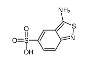 3-氨基-2,1-苯并噻唑-5-磺酸结构式