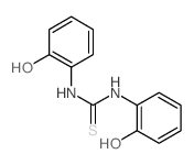 Thiourea,N,N'-bis(2-hydroxyphenyl)- Structure