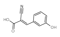 α-氰-3-羟基肉桂酸结构式