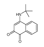 4-(tert-butylamino)naphthalene-1,2-dione Structure