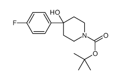 1-BOC-4-(4-氟苯基)-4-羟基哌啶结构式