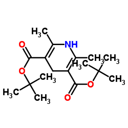 di-tert-butyl 2 6-dimethyl-1 4-dihydrop& Structure