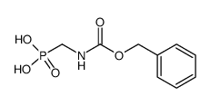 N-(benzyloxycarbonyl)aminomethylphosphonic acid Structure