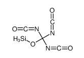 Triisocyanato(methoxy)silane Structure
