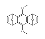 9,10-dimethoxy-1,4,5,8-tetrahydro-1,4:5,8-diepoxyanthracene结构式