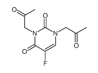 5-fluoro-1,3-bis(2-oxopropyl)pyrimidine-2,4-dione结构式