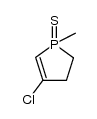 4-chloro-1-methyl-2,3-dihydro-1H-phosphole 1-sulfide Structure
